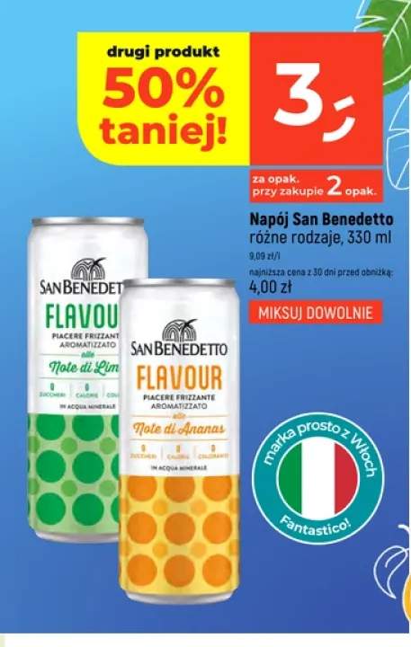 Napój gazowany San Benedetto Note di Ananas