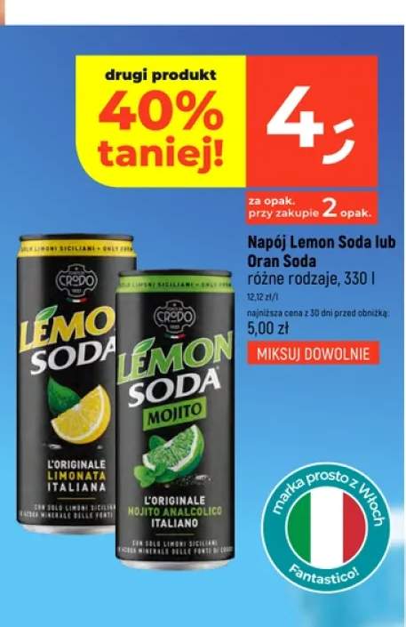 Napój gazowany Crodo Oran Soda