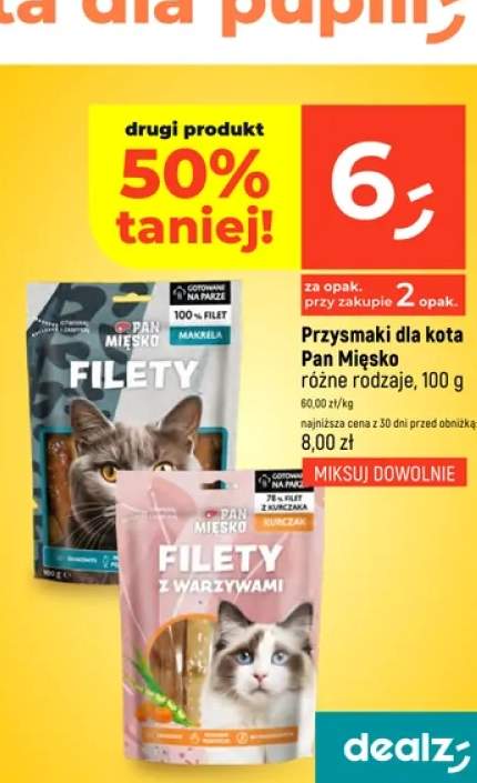 Przysmaki dla kota Pan Mięsko Filety Makrela
