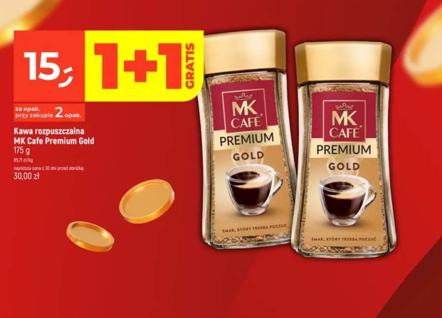 Kawa rozpuszczalna MK Cafe Premium Gold