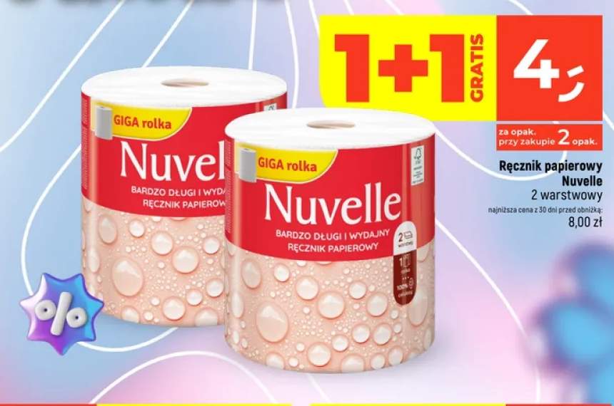Ręcznik papierowy Nuvelle GIGA rolka 2 warstwowy