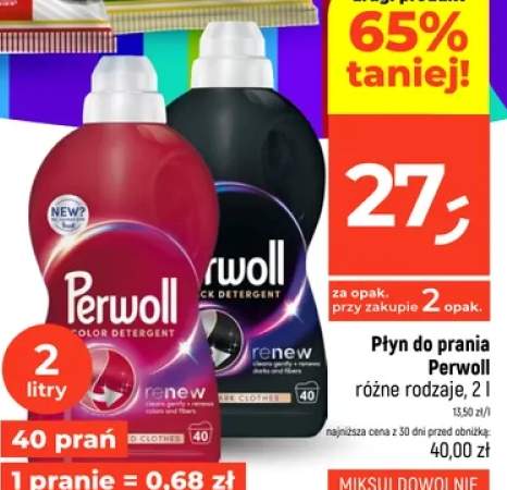 Płyn do prania Perwoll Renew Dark Clothes