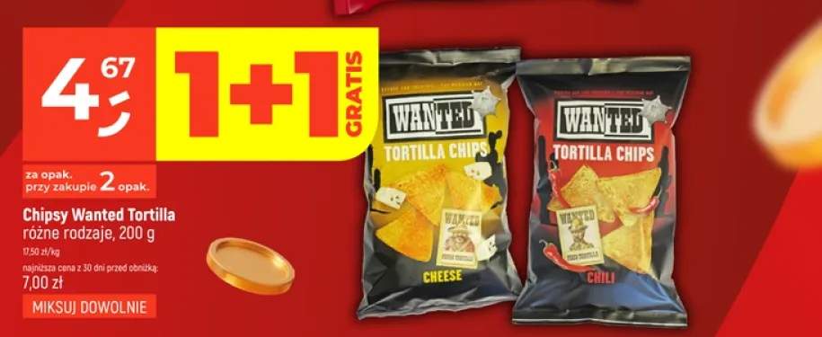 Chipsy Wanted Tortilla Chili 200 g