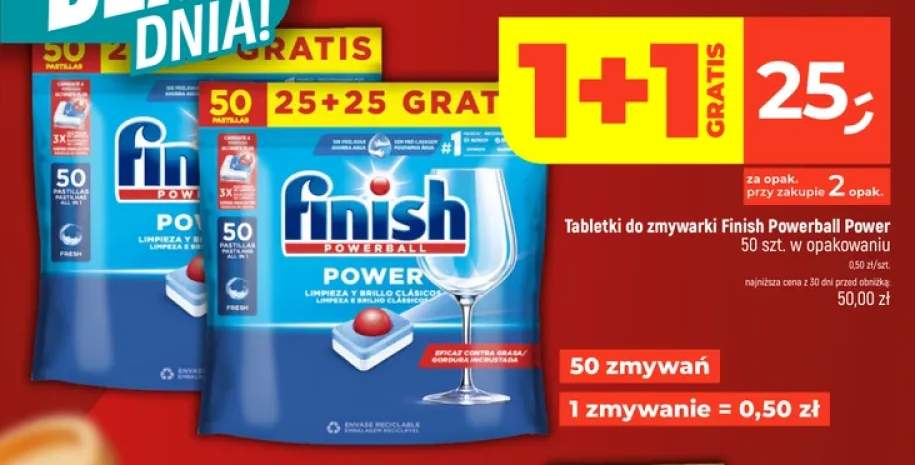 Tabletki do zmywarki Finish Powerball Power