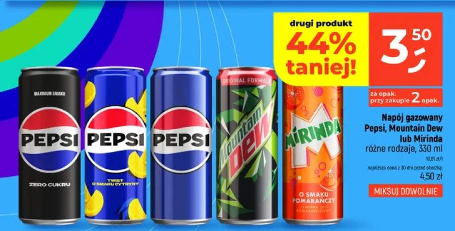Napój gazowany Pepsi Zero Cukru