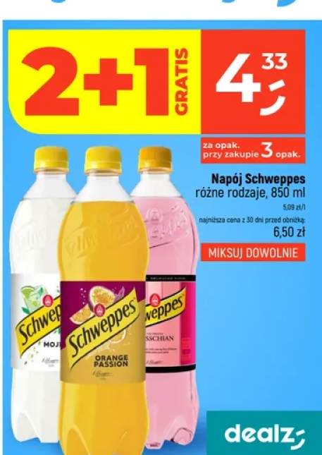 Napój Schweppes Orange Passion