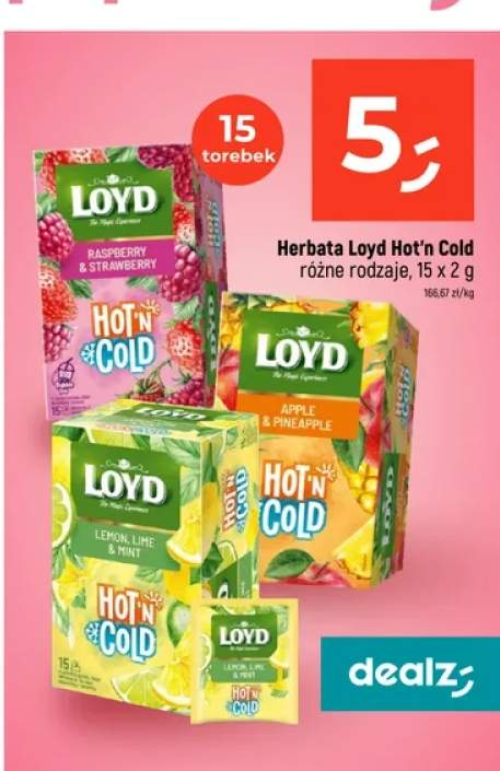 Herbata Loyd Hot'n Cold Apple & Pineapple