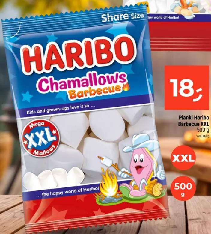 Pianki Haribo Barbecue XXL