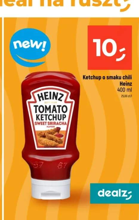 Ketchup o smaku chili Heinz Sweet Sriracha