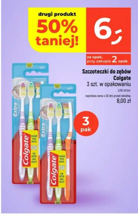Szczoteczki do zębów Colgate Extra Clean 3-pak