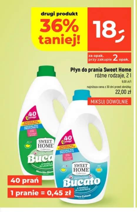 Płyn do prania Sweet Home Muschio Bianco