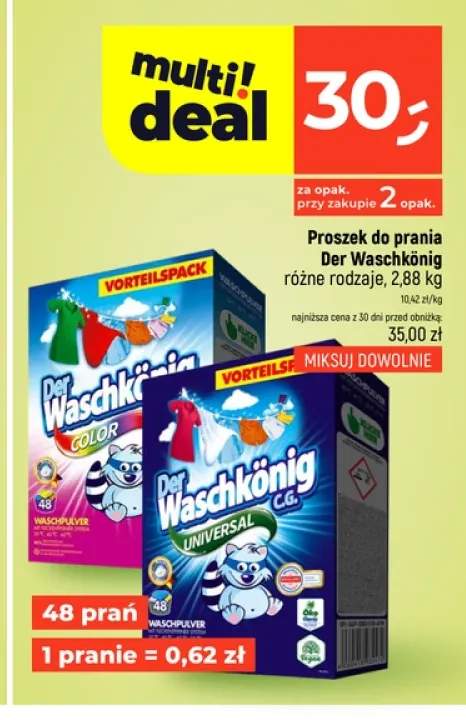 Proszek do prania Der Waschkönig Universal