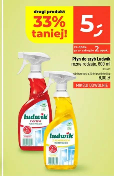Płyn do szyb Ludwik z alkoholem