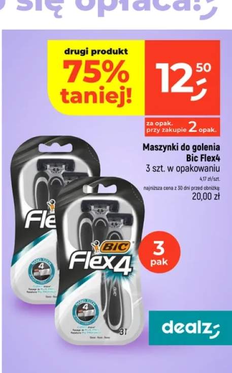 Maszynki do golenia Bic Flex4 3-pak