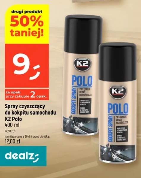 Spray czyszczący do kokpitu samochodu K2 Polo