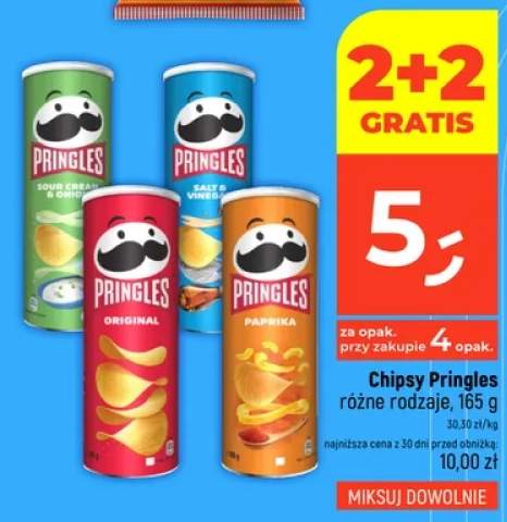 Chipsy Pringles Salt & Vinegar