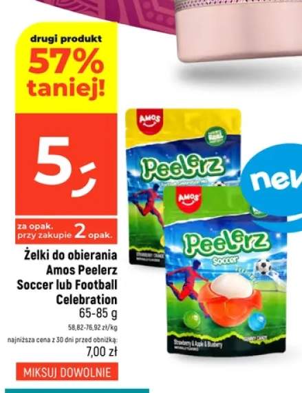 Żelki do obierania Amos Peelerz Soccer