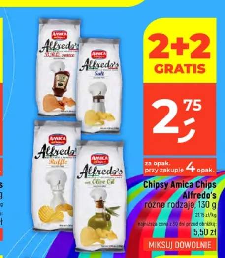 Chipsy Alfredo's B.B.Q. Sauce Amica Chips