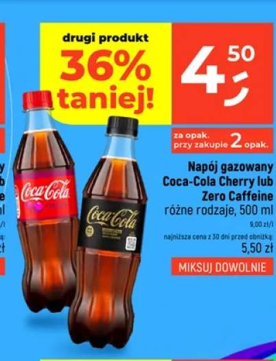 Napój gazowany Coca-Cola Cherry