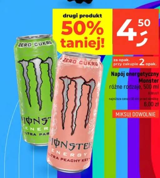 Napój energetyczny Monster Energy Ultra Peachy Keen