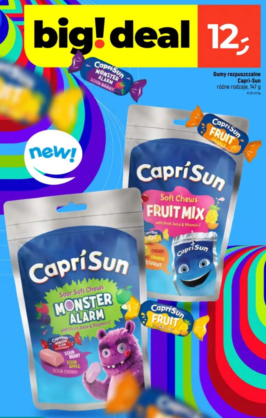 Gumy rozpuszczalne Capri-Sun Soft Chews Fruit Mix