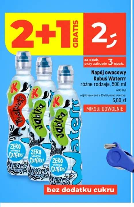 Napój owocowy Kubuś Waterrr jabłko