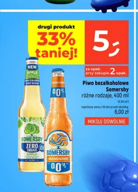 Piwo bezalkoholowe Somersby Zero Sugar Apple
