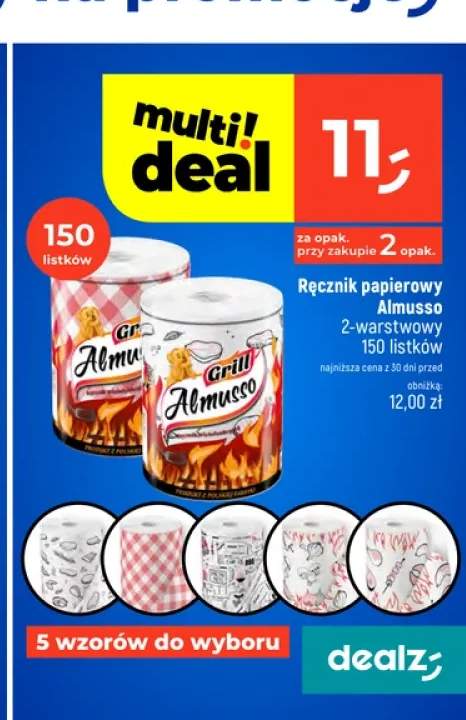 Ręcznik papierowy Almusso Grill 2-warstwowy