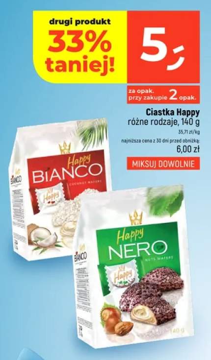 Ciastka Happy Nero