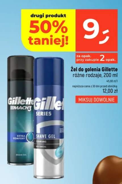 Żel do golenia Gillette Mach3 Extra Comfort