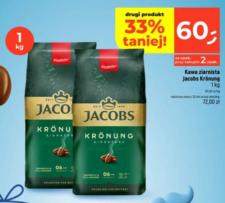 Kawa ziarnista Jacobs Krönung
