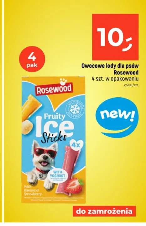 Owocowe lody dla psów Rosewood Fruity Ice Sticks 4-pak