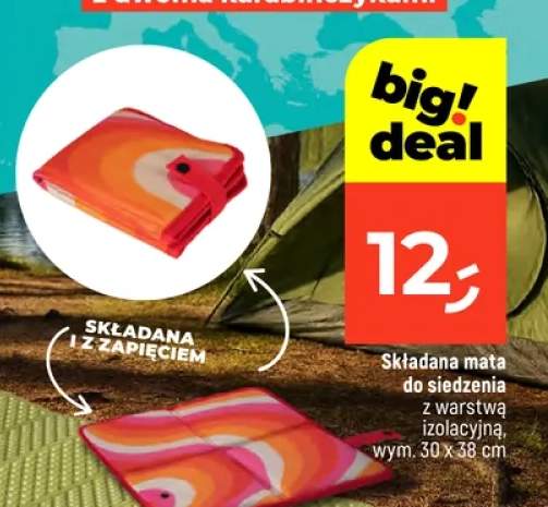 Składana mata do siedzenia