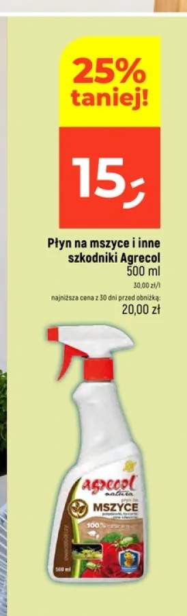 Płyn na mszyce i inne szkodniki Agrecol