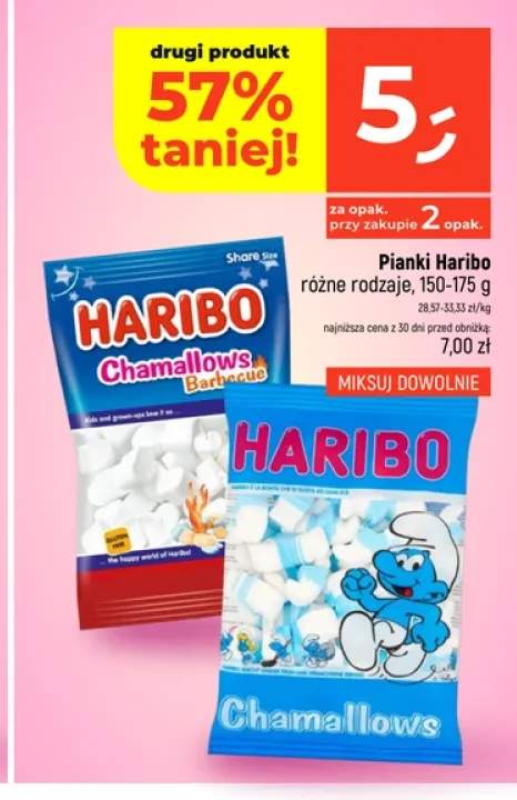 Pianki Haribo Chamallows Smerfy +1 wariant
