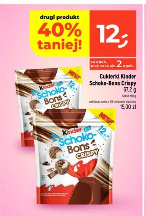 Cukierki Kinder Schoko-Bons Crispy