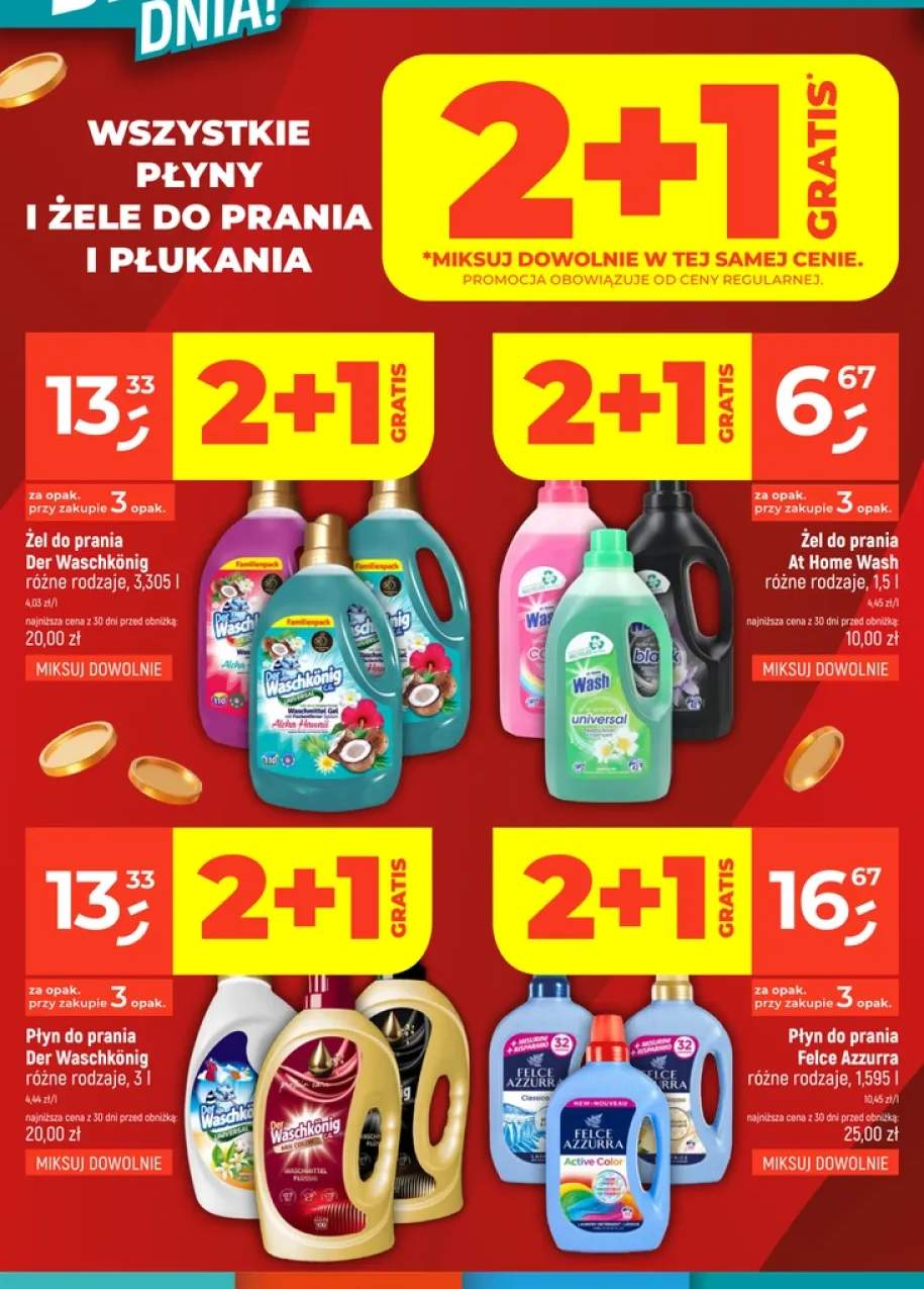 Płyny i żele do prania i płukania +12 wariantów