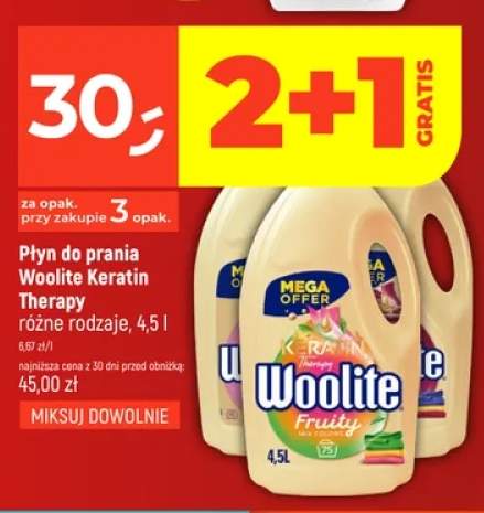 Płyn do prania Woolite Keratin Therapy Fruity +2 warianty