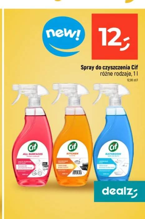 Spray do czyszczenia Cif Kitchen +2 warianty