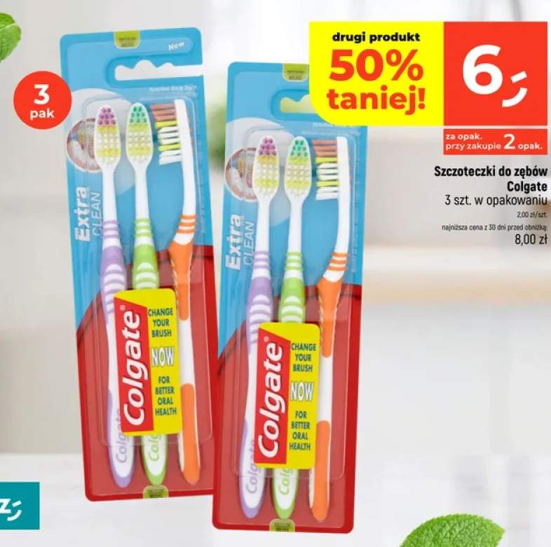 Szczoteczki do zębów Colgate Extra Clean 3-pak