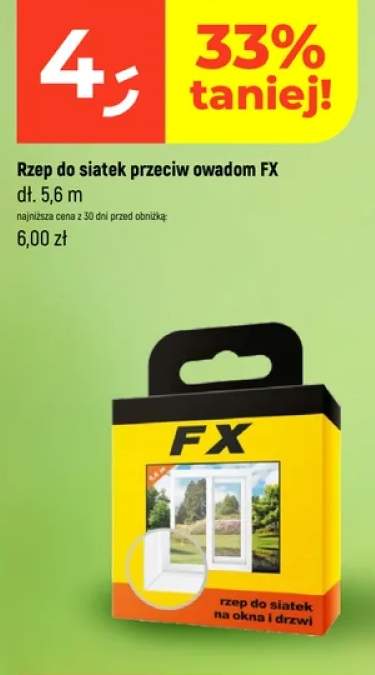 Rzep do siatek przeciw owadom FX dł. 5,6 m