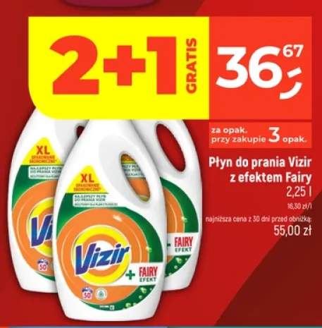 Płyn do prania Vizir z efektem Fairy +2 warianty