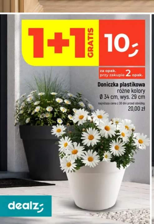 Doniczka plastikowa