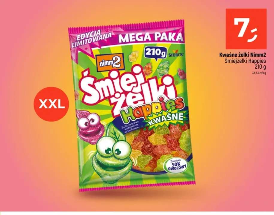 Żelki kwaśne Nimm2 Śmiejżelki Happies