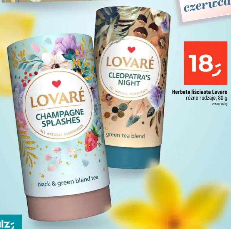 Herbata liściasta Lovare Champagne Splashes +1 wariant