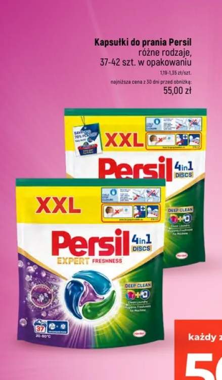 Kapsułki do prania Persil 4in1 Discs Expert Freshness +1 wariant