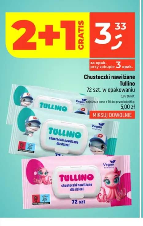 Chusteczki nawilżane Tullino