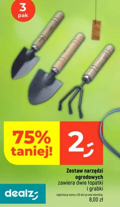 Zestaw narzędzi ogrodowych 3-pak