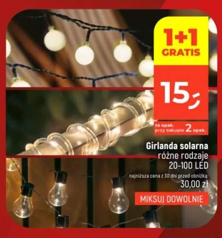 Girlanda solarna 20-100 LED