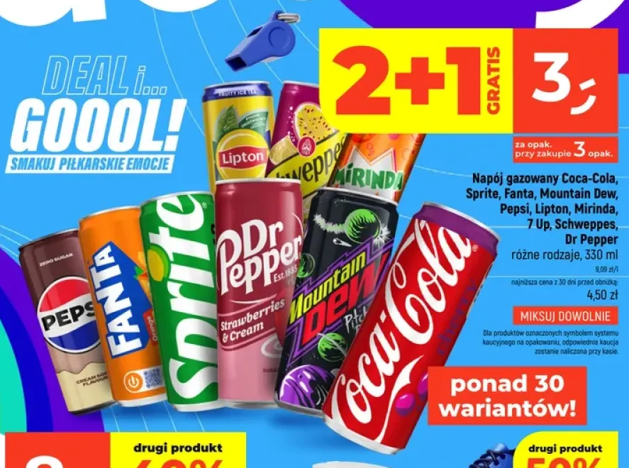 Napój gazowany Coca-Cola +9 wariantów